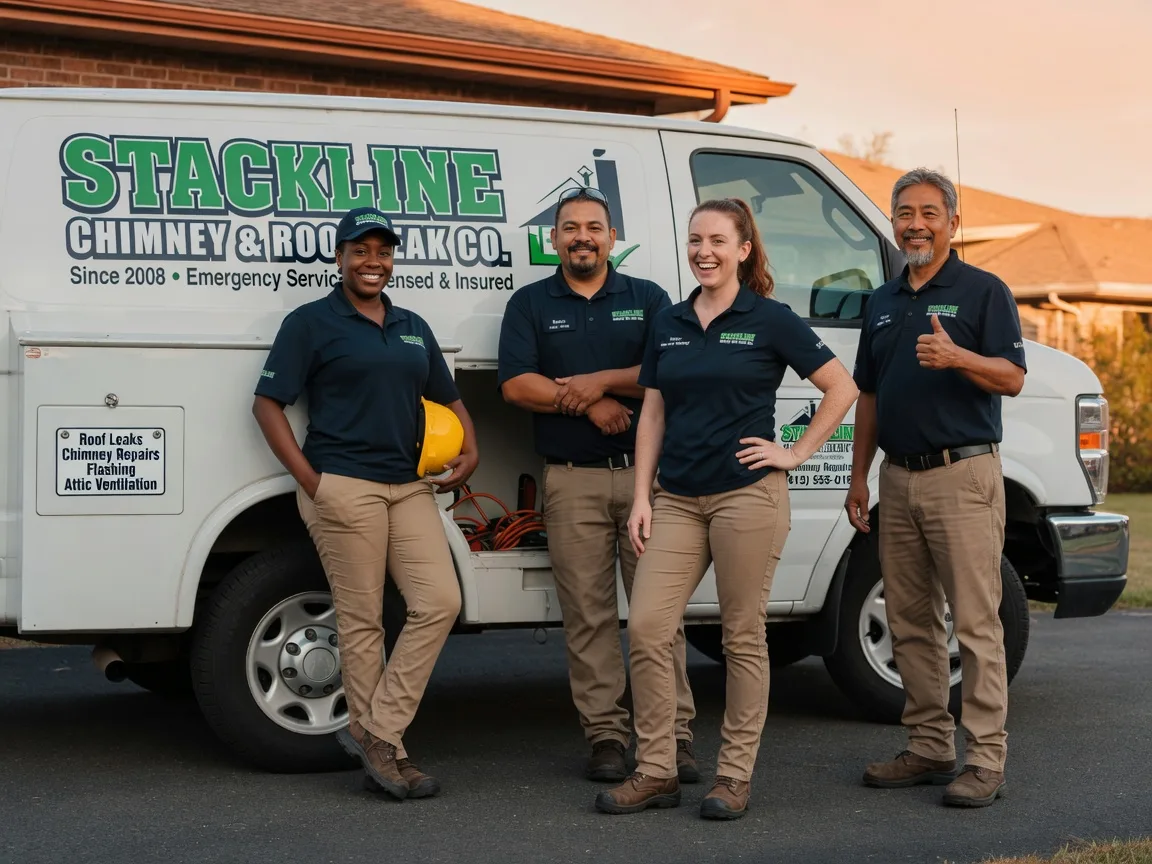 Chimney flashing repair company in Brinkhaven, OH